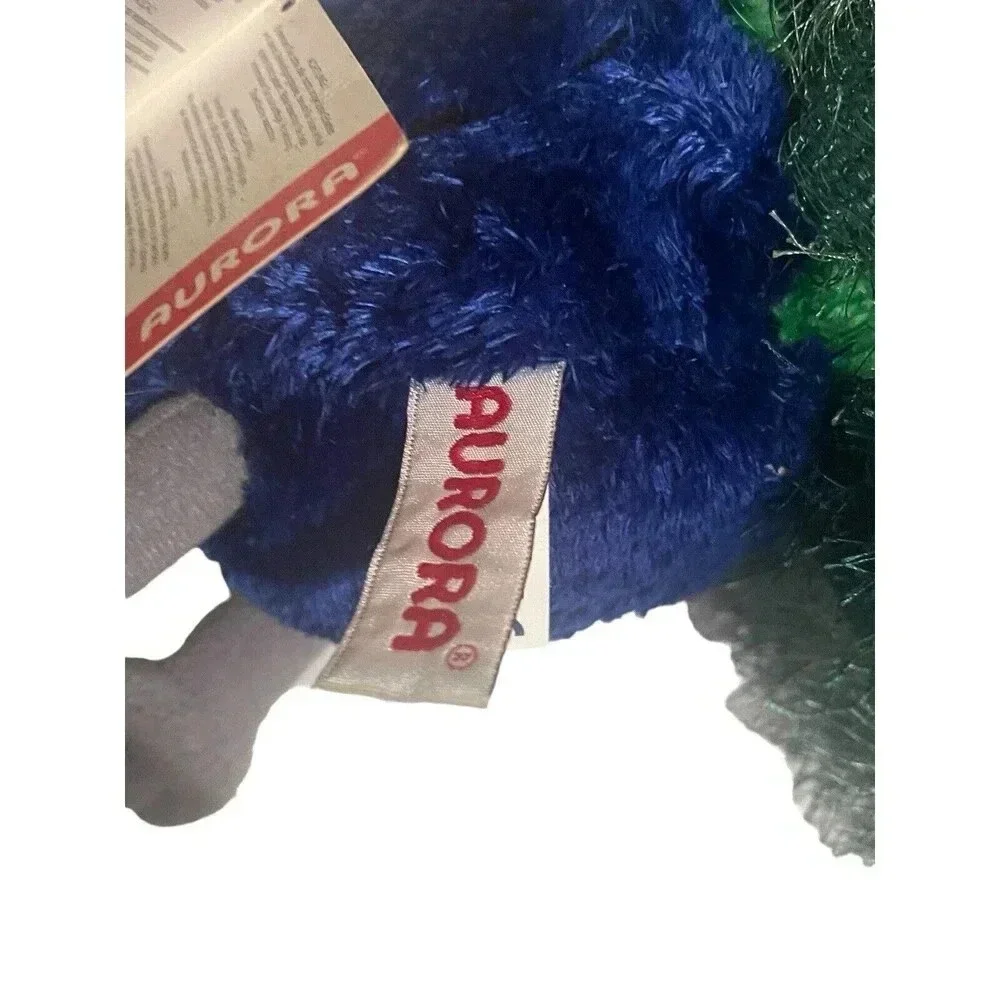 Aurora World Peacock Bird Plush Toy Stuffed Animal Blue 11